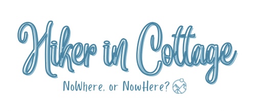 Hiker in Cottage logo