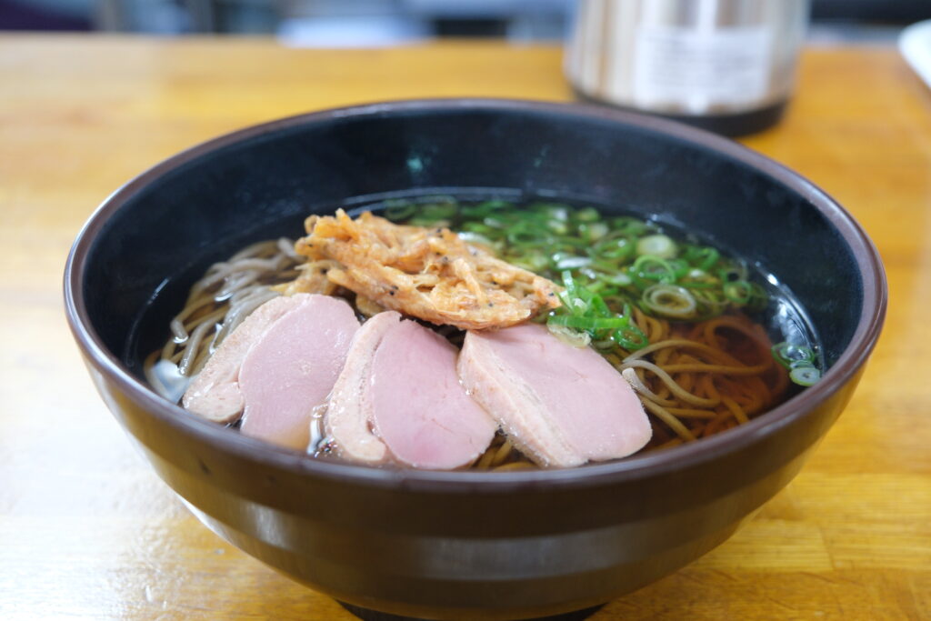 鴨蕎麥麵 Soba noodles with duck 