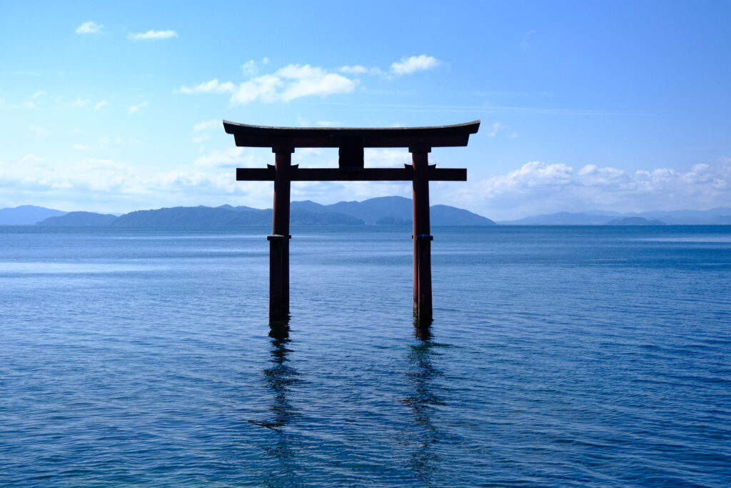 白鬚神社 Shirahige Jinja 琵琶湖 Lake Biwa 日本 Japan