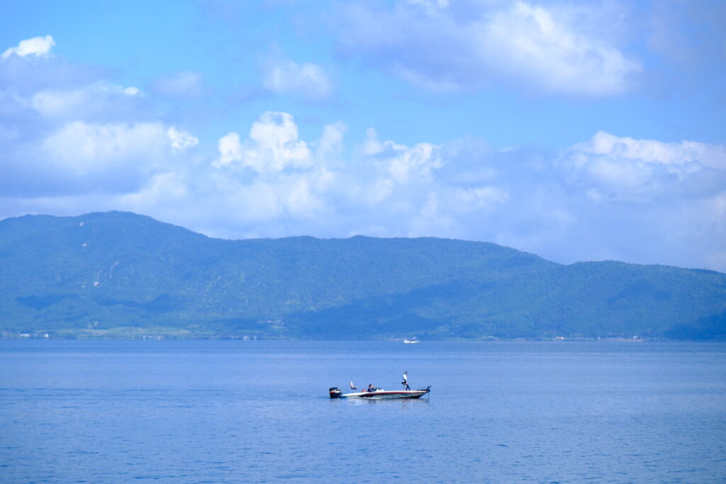 沖島 Oki Island 琵琶湖 Lake Biwa 日本 Japan